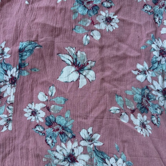 Blu Pepper High neck pink floral dress - Picture 2 of 3